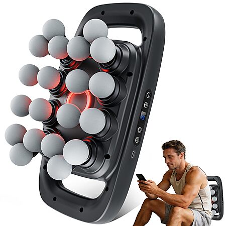20 Head Deep Tissue Muscle Massager with 3 Modes & 30 Intensity Levels $32.99 w/ coupon and code