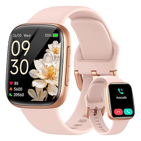 Smart Watch for Men/Women, 1.85" AMOLED Screen, $17.47w/ coupon and code
