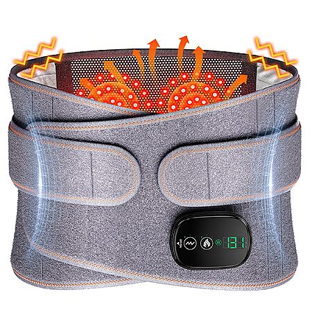 Wireless Lower Back Massaging Belt with heat and vibration, $31.81 w/ coupon and code