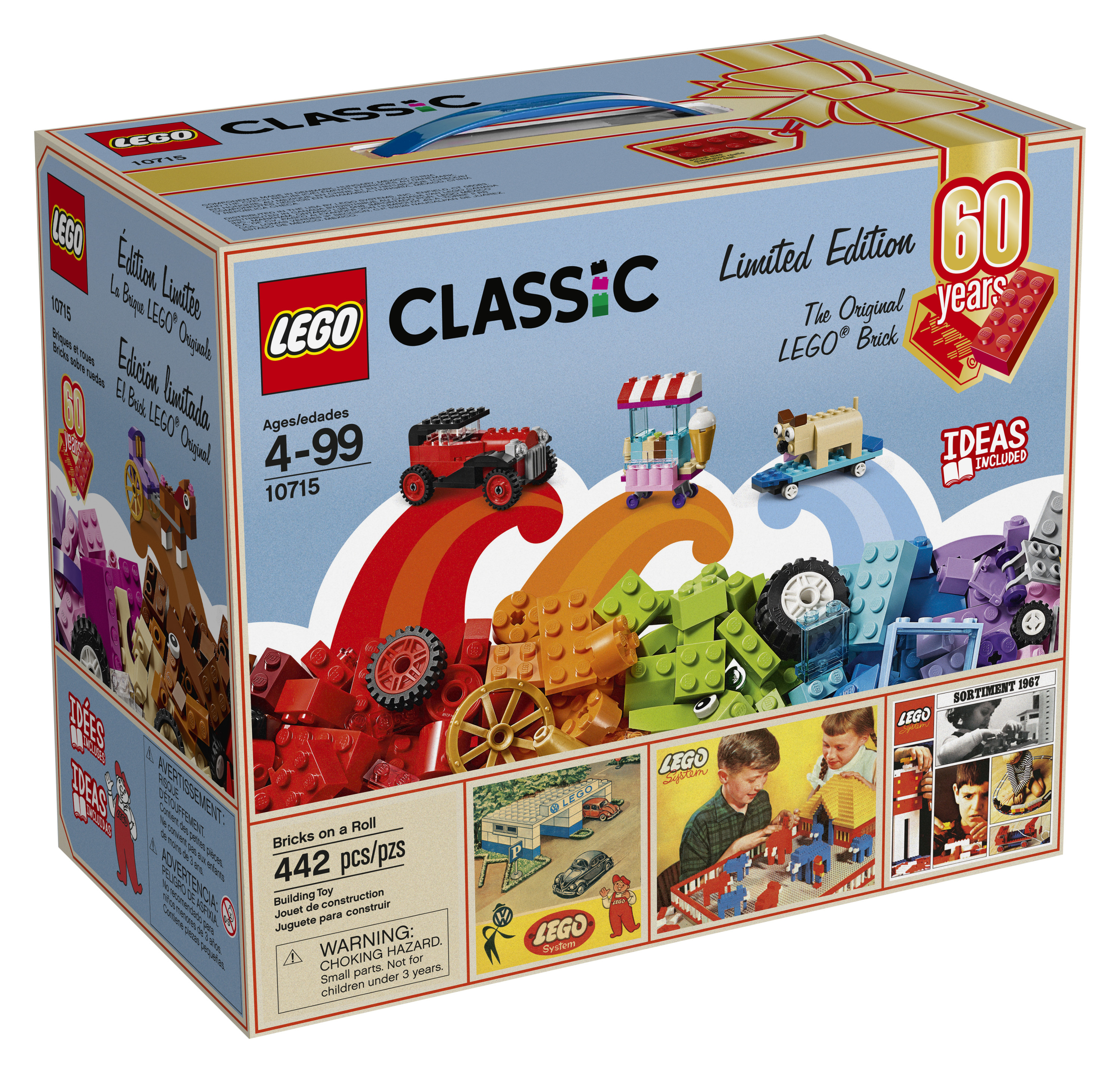 YMMV: LEGO Classic Bricks on a Roll 10715 - 60th Anniversary Limited Edition with reduced price in-store @walmart for $25 (18% off)