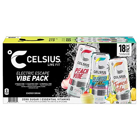 Costco (9/21-10/18): 18-Ct 12oz. Celsius Sparkling Energy Drink