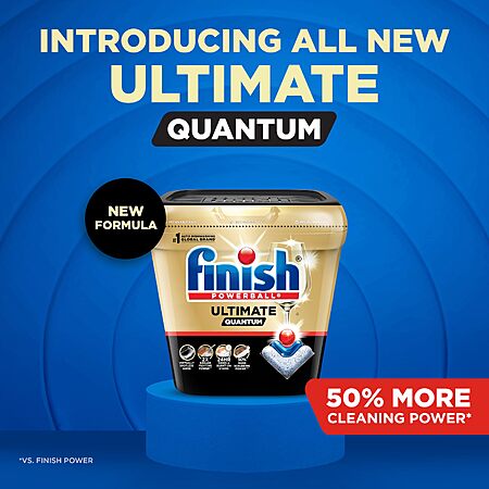 Amazon ~ Finish Quantum Ultimate 70ct $12.28 (18c/pod) w/30% SS coupon and 15% SS