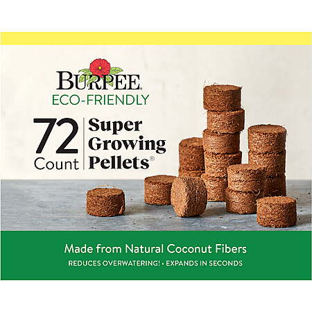 72-ct 22.5-mm Burpee Coir Seed Starting Pellet $3.95 
