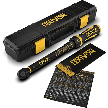 Lexivon Torque Wrenches: 1/4" $40, 3/8" $45, 1/2" $49.60 + Free S&H