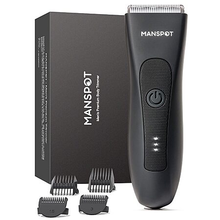 MANSPOT Manscape Rechargeable Wet/Dry Body Hair Trimmer w/ Guards from $22.80 + Free S&H