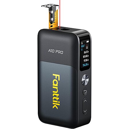 Fanttik A10 Pro 2-in-1 Digital Laser Tape Measure w/ 165' Laser & 9.8' Tape $50 + Free S&H