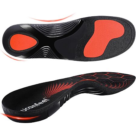 Ucanfeel Men's or Women's Plantar Fasciitis Arch Support Shoe Insoles (3 Colors) $8.50