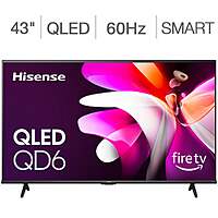 Hisense 43" QD6 4K UHD QLED TV Costco $149 in store YMMV $149.97