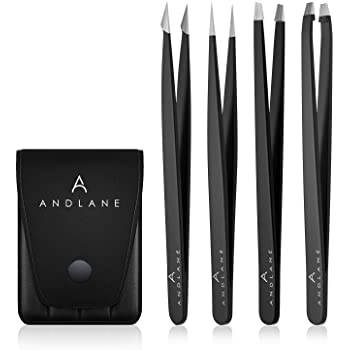 4-Pack Precision Tweezer Set for Eyebrows (Black), Amazon.com - $6.99