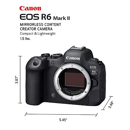 $399 Off Canon EOS R6 Mark II!