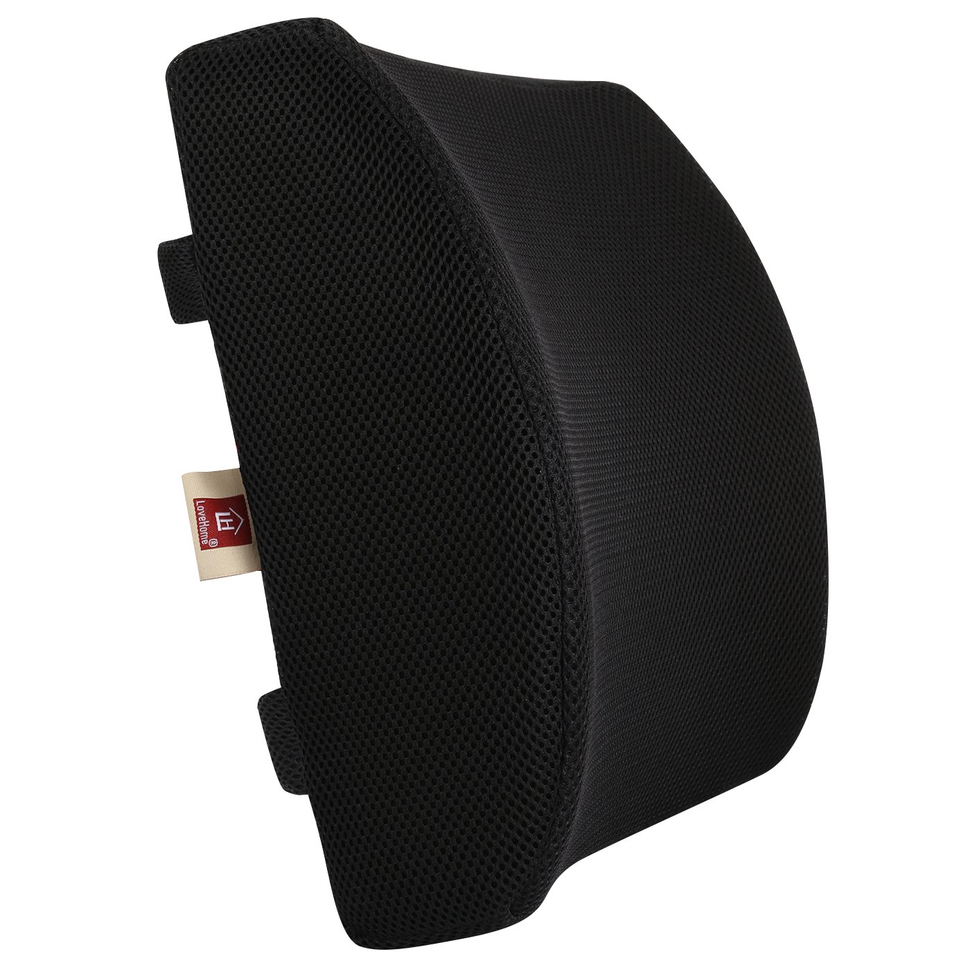 50% OFF on LOVEHOME Memory Foam Lumbar Support Back Cushion with 3D Mesh Cover $12.99
