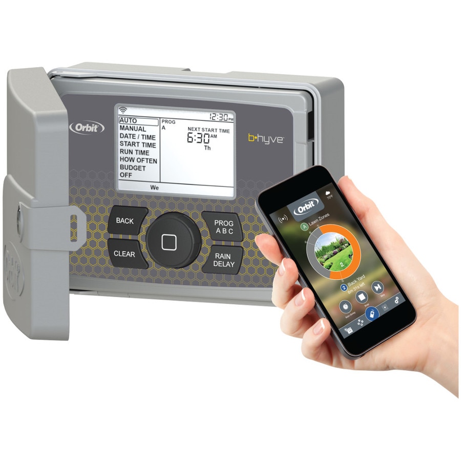 Orbit B-Hyve Smart Watering 12-Station Wi-Fi Compatible Indoor/Outdoor Smart Irrigation Timer $109