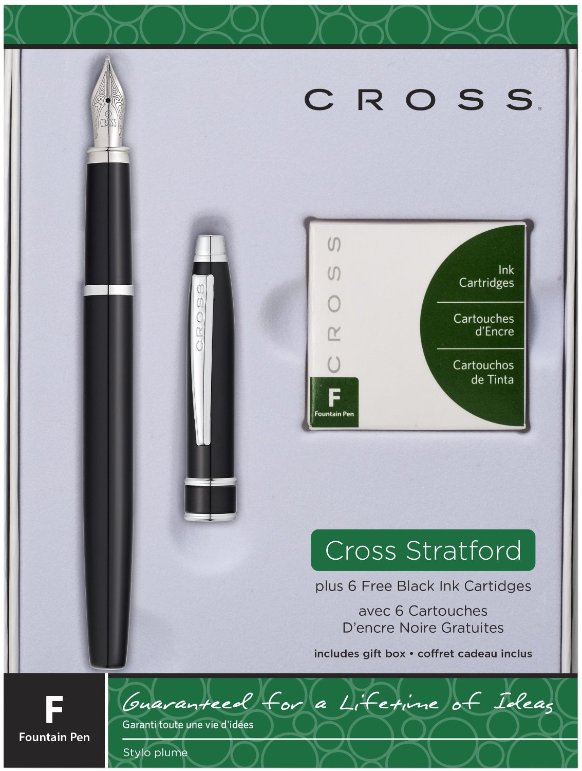 Cross Fountain Bailey Pen with 6 Refill Cartridges 12.99 + Free
