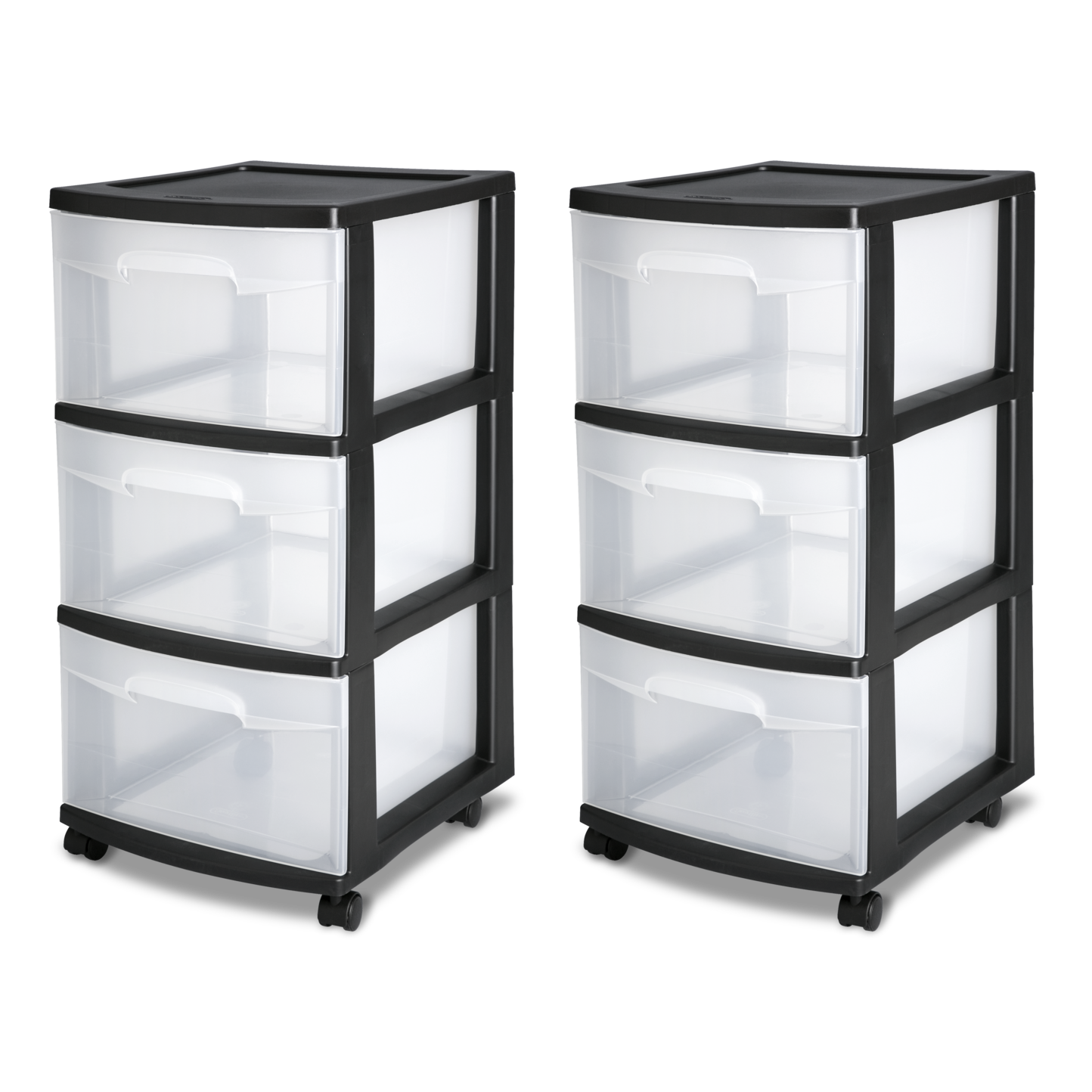 2-Pack Sterilite 3-Drawer Carts for $19.31 at Walmart (in-store pickup)