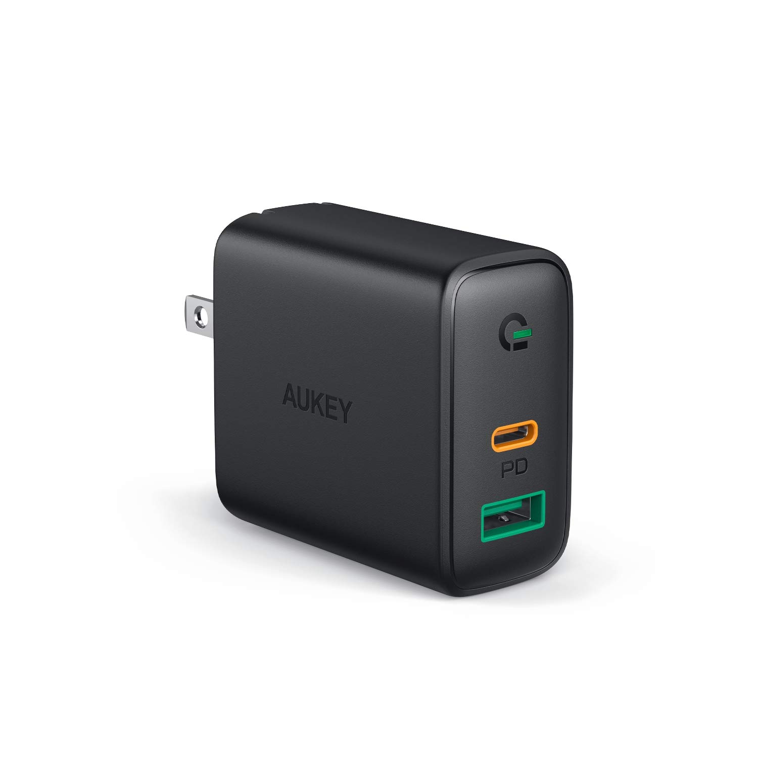 AUKEY USB C 30W PD 3.0 Fast Wall Charger with Dynamic Detect - Amazon - $15.32 AC