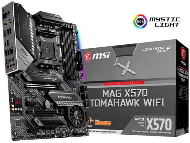MSI MAG X570 TOMAHAWK WIFI AM4 motherboard available $219.99 + FS @ Newegg