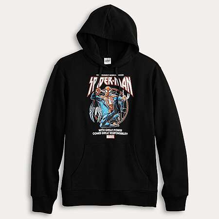 Men's Licensed Graphic Hoodies: Grateful Dead Stars $9.56, Peanuts "Stay Cool" $9.56, Marvel Spider-Man Spidey Swing $9.56, More + Free Store Pickup at Kohl's