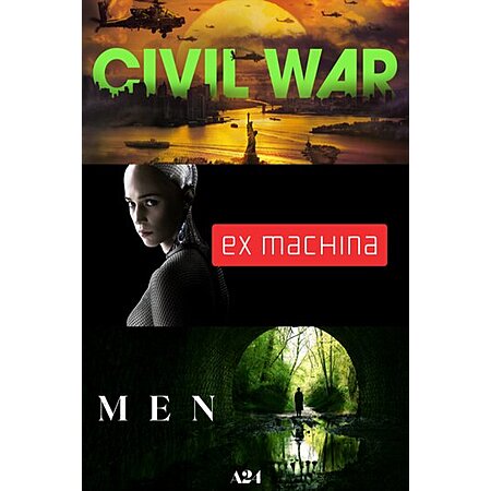 A24's Alex Garland Collection: Civil War, Ex Machina & Men (4K UHD Digital Films) $7.99 via VUDU/Fandango at Home