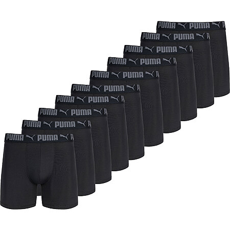 PUMA Men's 10 Pack Performance Boxer Briefs $19.99 at Woot