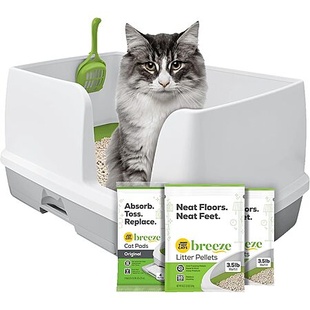 Purina Tidy Cats Breeze XL All-in-One Multi Cat Litter Box System Starter Kit $30.65 + Free Shipping