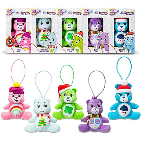 5-Piece 3" Micro Teenies Care Bears Holiday Plush Pack $6.55 + Free Shipping w/ Prime or on $35+
