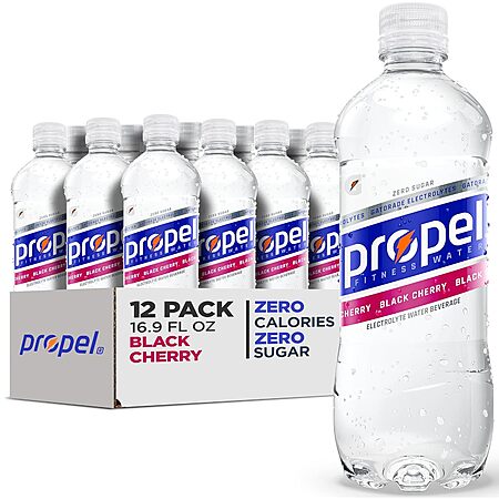 12-Pack 16.9-Oz Propel Electrolyte Enhanced Water Sports Drink (Various ...