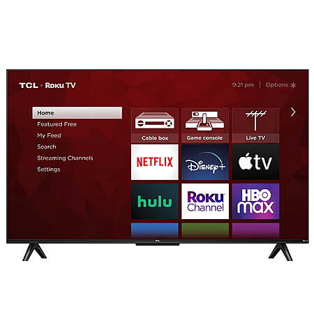 43 TCL Class S4 4K UHD HDR Smart Roku TV