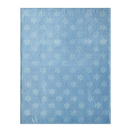 50"x70" Holiday Time Cozy Christmas Plush Embossed Oversized Blanket (Various) $6 + Free Store Pickup
