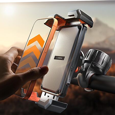 LISEN Bike Phone Mount 2 for $10 