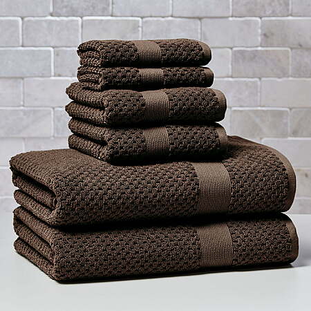 6-Piece Better Homes & Gardens Signature Soft Cotton Towel Set (Various) $7.75 & More