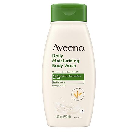 Select Accounts: 18-Oz Aveeno Daily Moisturizing Body Wash (Lightly Scented) $3.50 w/ S&S