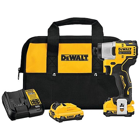 DEWALT 12V 1/4" Brushless Impact Driver Kit + Bonus 3Ah Battery