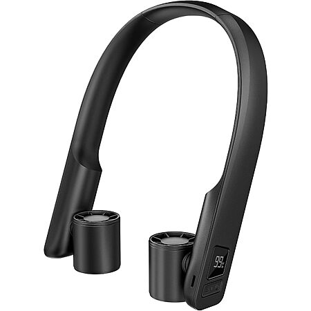 3-Speed FrSara 3000mAh Portable Bladeless Neck Fan w/ USB-C & LED Display (3 Colors) $10