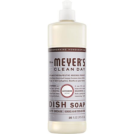 16-oz Mrs Meyer's Clean Day Liquid Dish Soap (Lavender) $2.80 w/ S&S
