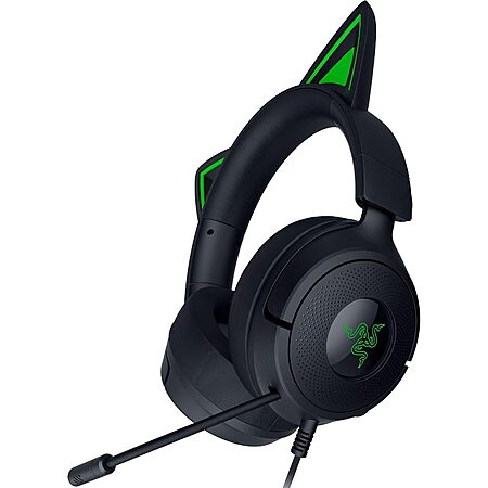Razer Kraken Kitty V3 X Wired Gaming Headset (Black) $20