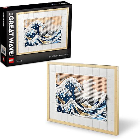 1810-Pc LEGO Art Hokusai The Great Wave Building Set $79.95 + Free S&H
