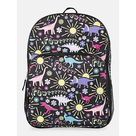 Kid's Backpacks: 17" Disney Lilo & Stitch $6, 17" Wonder Nation Fossil Garden $2 & Many More