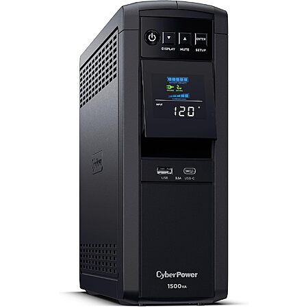 12-Outlet CyberPower 1500VA/1000W PFC Sinewave UPS Battery Backup & Surge Protector $189.95 + Free S&H