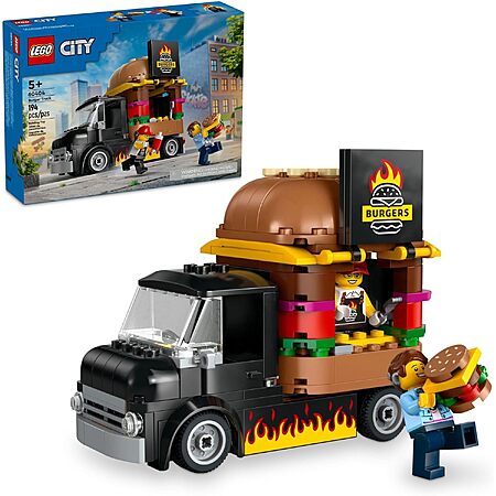 194-Pc LEGO City Burger Truck Toy Building Set (60404) $12.80
