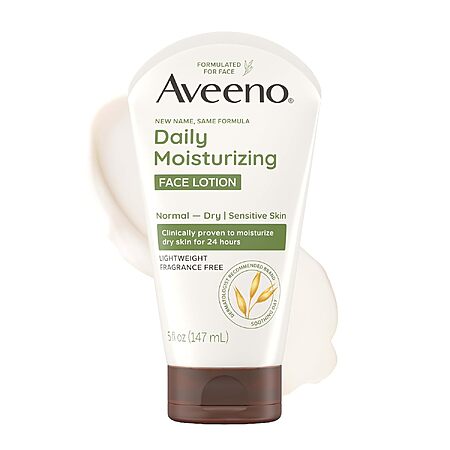 5-Oz Aveeno Daily Moisturizing Face Lotion w/ Prebiotic Oat (Fragrance Free) $2.60 w/ S&S