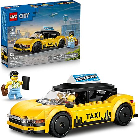 $8.49* | 122-pc LEGO City Yellow Taxi Building Kit (60487) at Amazon