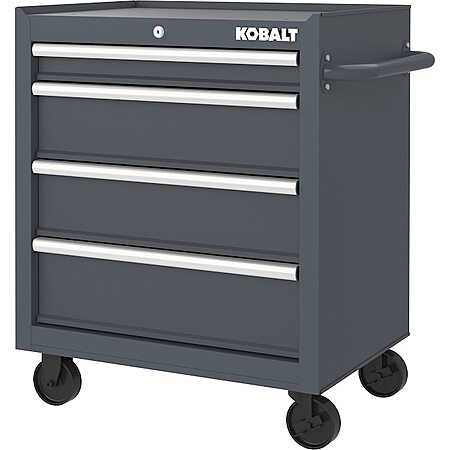 4-Drawer Kobalt Steel Rolling Tool Cabinet (4 Colors, 26.7" x 33") $199 + Free Pickup