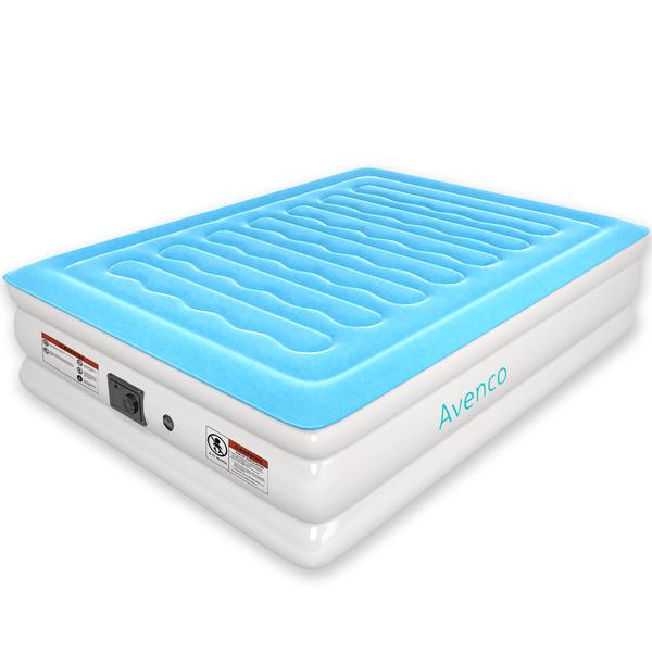 AVENCO AIR MATTRESS WITH CAR/HOME-POWERED BUILT-IN PUMP Twin $30, Queen $41.40 & Free Shipping