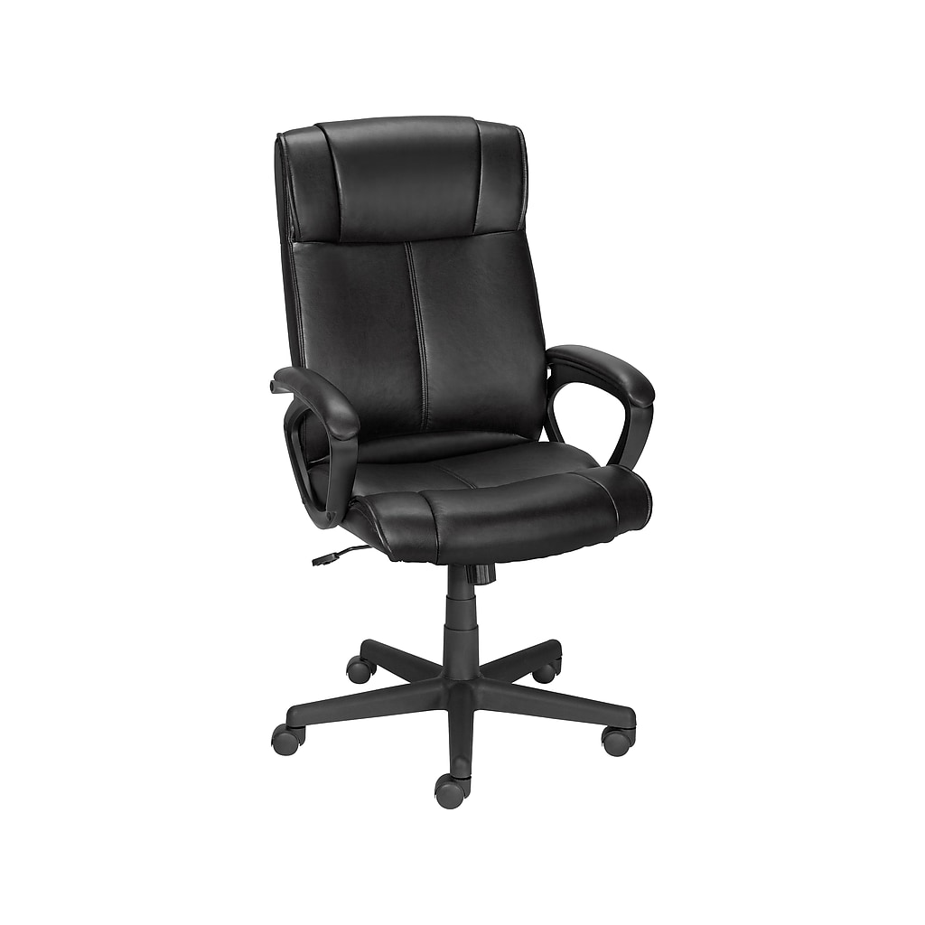 Staples Turcotte Luxura Faux Leather Computer and Desk Chair, Black (23094-CC) $79.99 . Actual price is $169