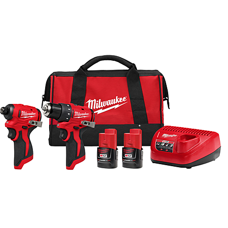 Milwaukee M12 subcompact brushless 2-Tool, 2 battery kit #3494-22 $129 at Northern Tool
