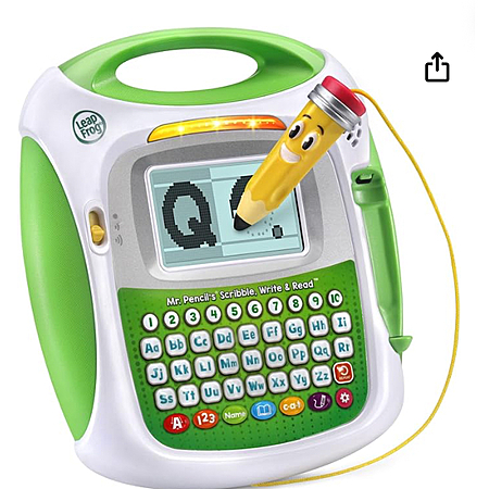 LeapFrog Mr Pencil's Scribble Write and Read, Green $19.99 - 2026-07-29