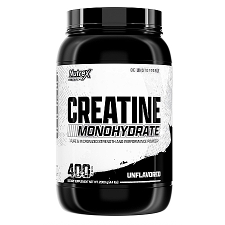 Nutrex Research Creatine Monohydrate Powder 400 Servings - Pure ...