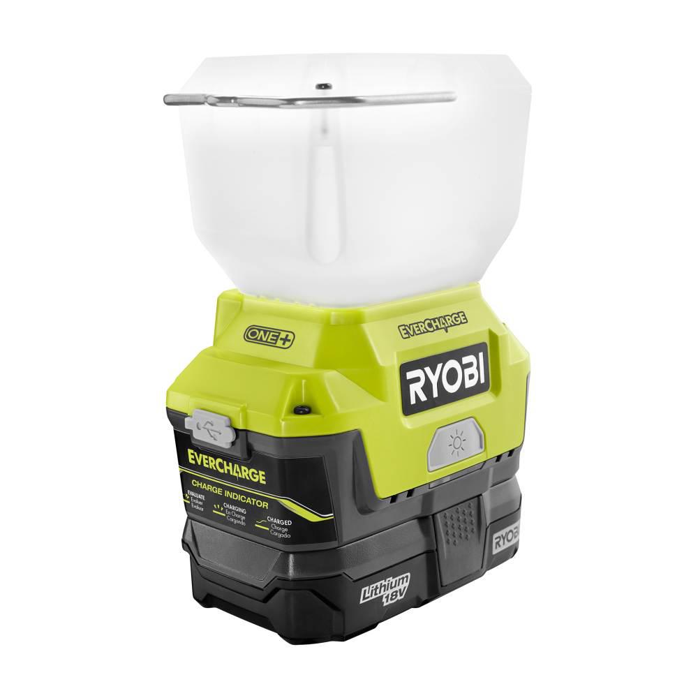 Ryobi Evercharge LED Area Light 18-Volt ONE+ Cordless Wall Mount Adaptor Charger $20.03 Home Depot YMMV
