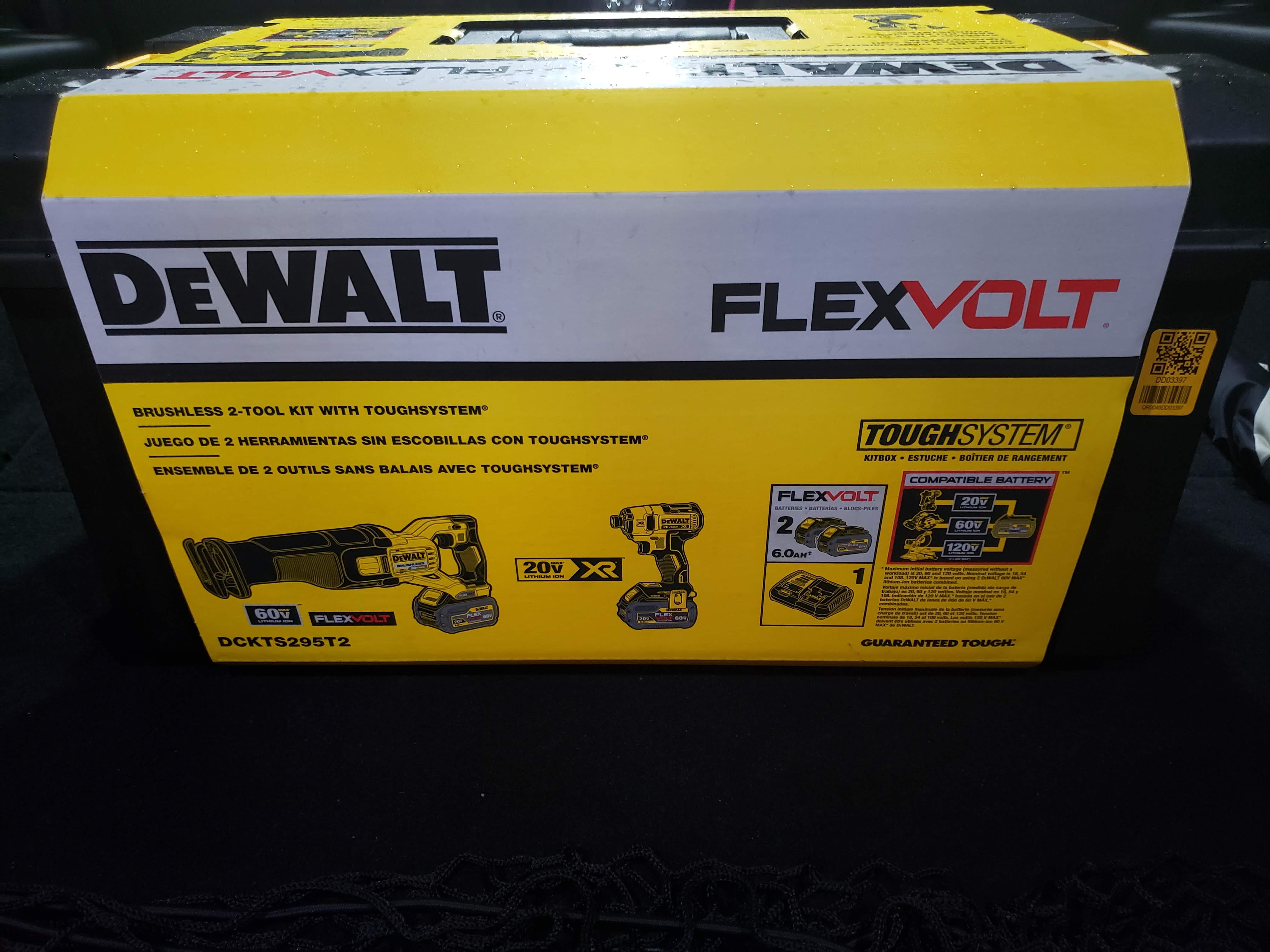YMMV: Dewalt FlexVolt Recip Saw, Impact Driver, 2x 6ah FlexVolt batteries and charger - $199 @ Tractor Supply (in store only)