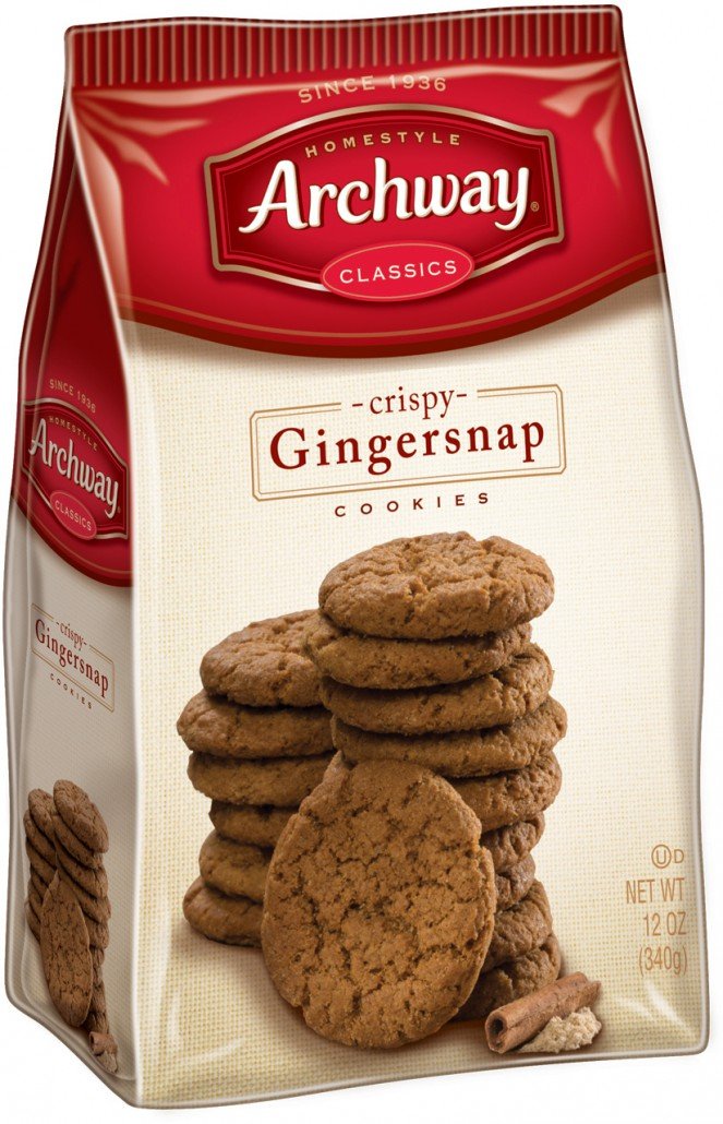 Archway Cookies, Crispy Gingersnaps Cookies, 12 Ounce $1.49 + free ship w/ Prime